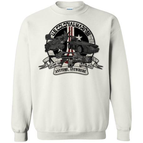 Sweatshirts White / Small Anytime Anywhere Crewneck Sweatshirt