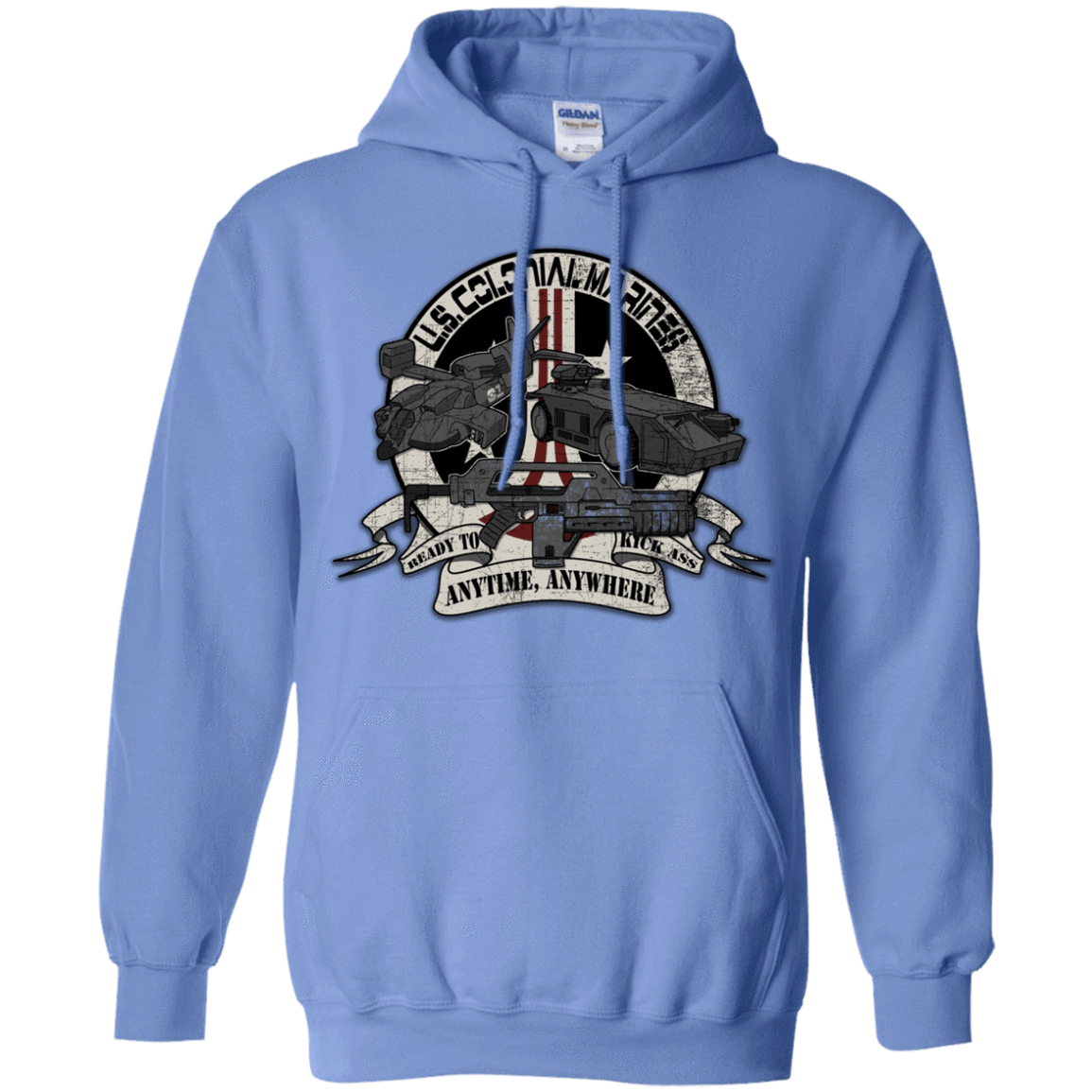 Sweatshirts Carolina Blue / Small Anytime Anywhere Pullover Hoodie