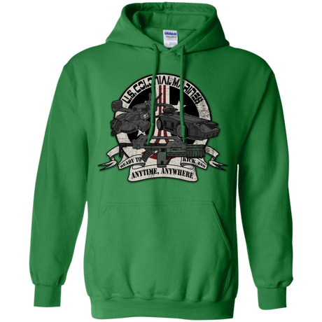 Sweatshirts Irish Green / Small Anytime Anywhere Pullover Hoodie