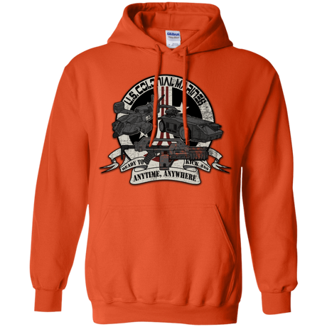 Sweatshirts Orange / Small Anytime Anywhere Pullover Hoodie