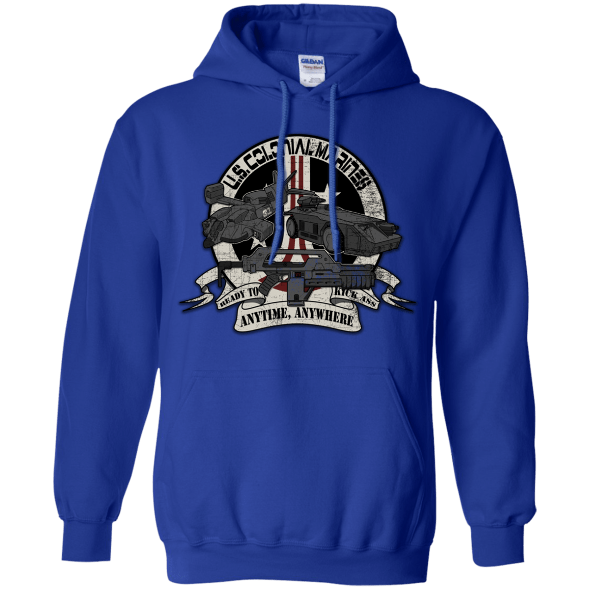 Sweatshirts Royal / Small Anytime Anywhere Pullover Hoodie