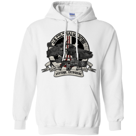 Sweatshirts White / Small Anytime Anywhere Pullover Hoodie