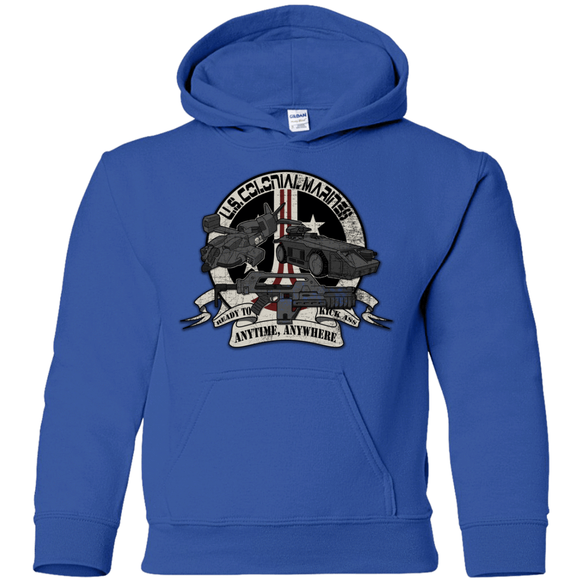 Sweatshirts Royal / YS Anytime Anywhere Youth Hoodie