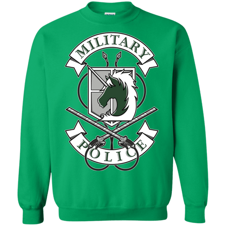 Sweatshirts Irish Green / S AoT Military Police Crewneck Sweatshirt