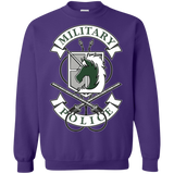 Sweatshirts Purple / S AoT Military Police Crewneck Sweatshirt