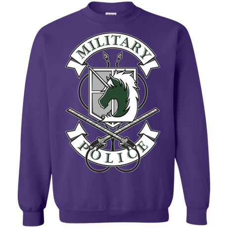 Sweatshirts Purple / S AoT Military Police Crewneck Sweatshirt