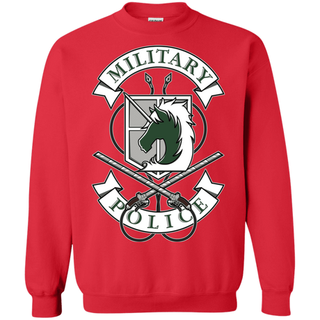 Sweatshirts Red / S AoT Military Police Crewneck Sweatshirt