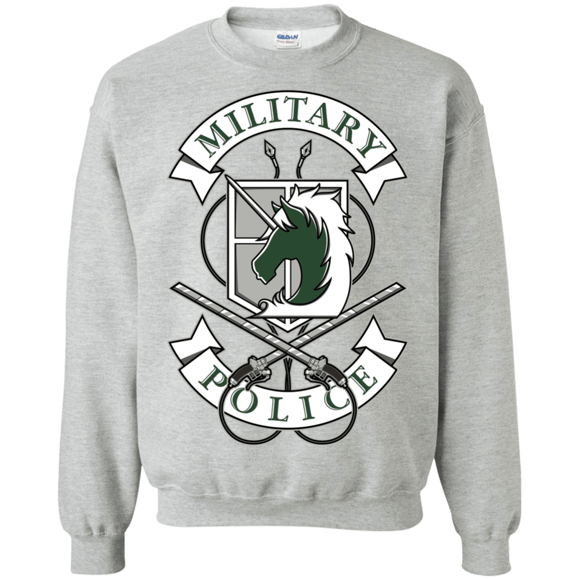 Sweatshirts Sport Grey / S AoT Military Police Crewneck Sweatshirt