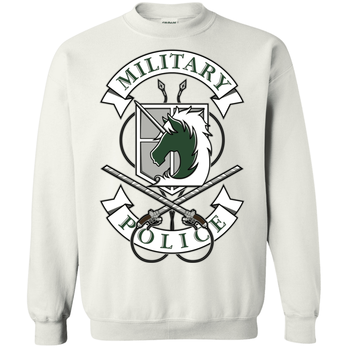 Sweatshirts White / S AoT Military Police Crewneck Sweatshirt