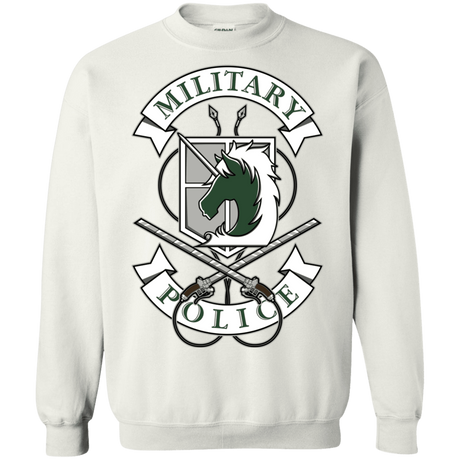 Sweatshirts White / S AoT Military Police Crewneck Sweatshirt