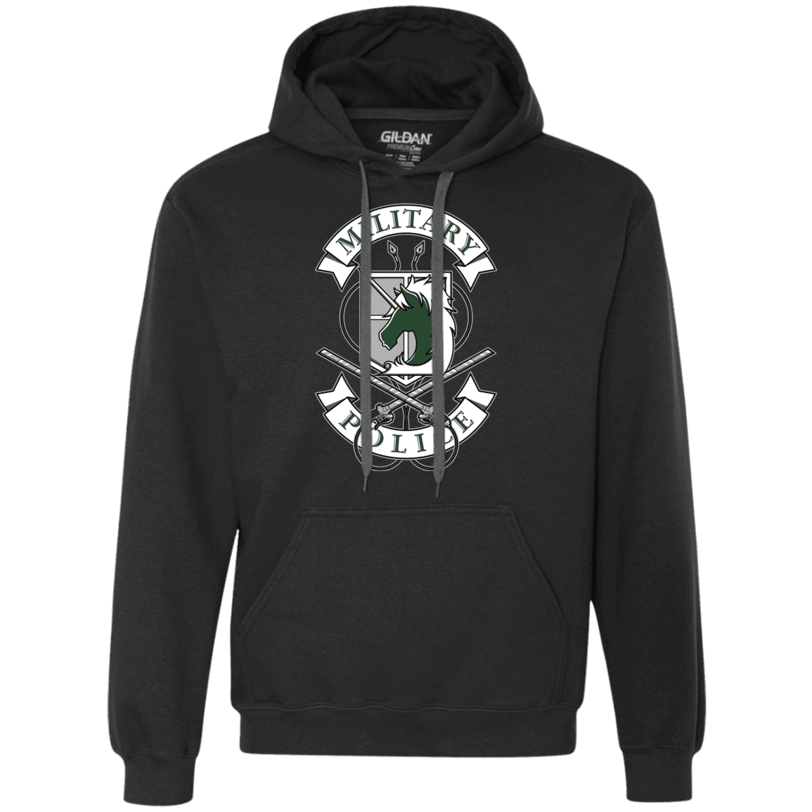 Sweatshirts Black / S AoT Military Police Premium Fleece Hoodie