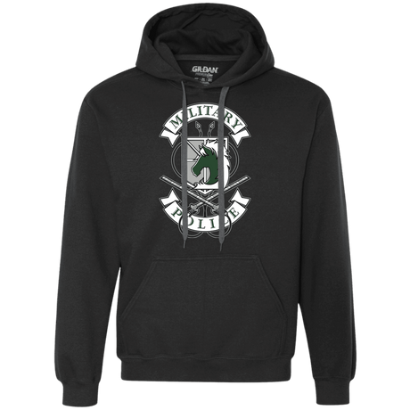 Sweatshirts Black / S AoT Military Police Premium Fleece Hoodie