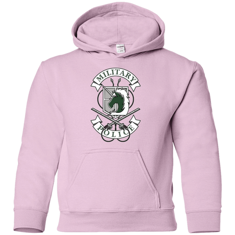 Sweatshirts Light Pink / YS AoT Military Police Youth Hoodie