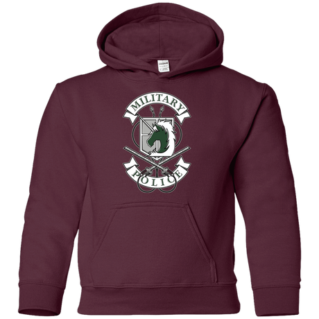 Sweatshirts Maroon / YS AoT Military Police Youth Hoodie