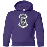 Sweatshirts Purple / YS AoT Military Police Youth Hoodie