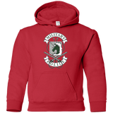 Sweatshirts Red / YS AoT Military Police Youth Hoodie
