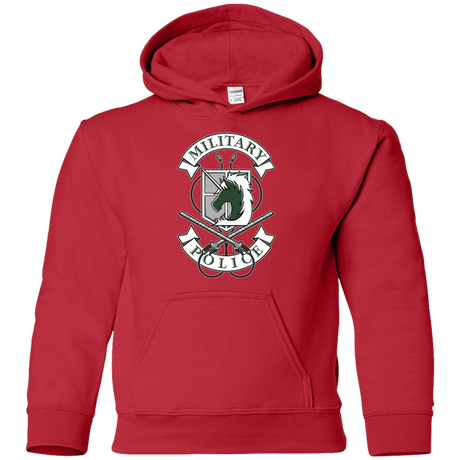 Sweatshirts Red / YS AoT Military Police Youth Hoodie