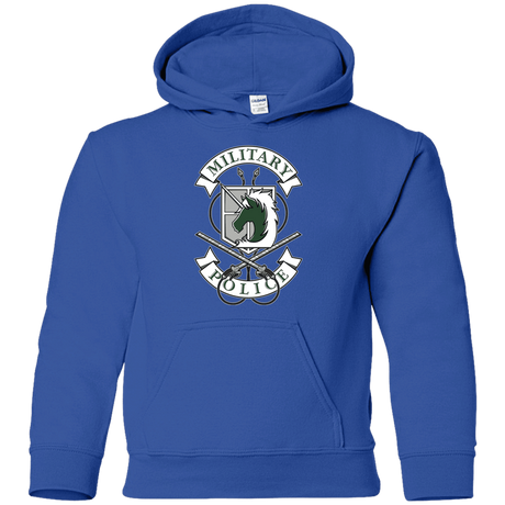 Sweatshirts Royal / YS AoT Military Police Youth Hoodie