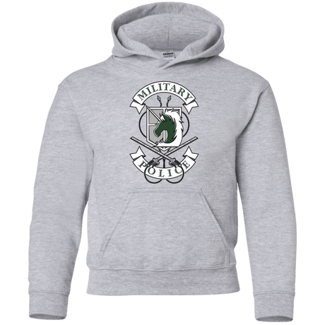 Sweatshirts Sport Grey / YS AoT Military Police Youth Hoodie
