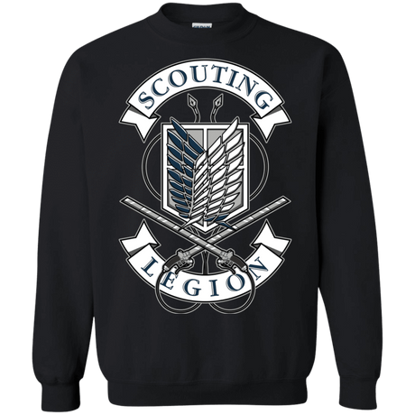 Sweatshirts Black / S AoT Scouting Legion Crewneck Sweatshirt