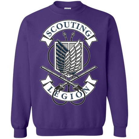 Sweatshirts Purple / S AoT Scouting Legion Crewneck Sweatshirt