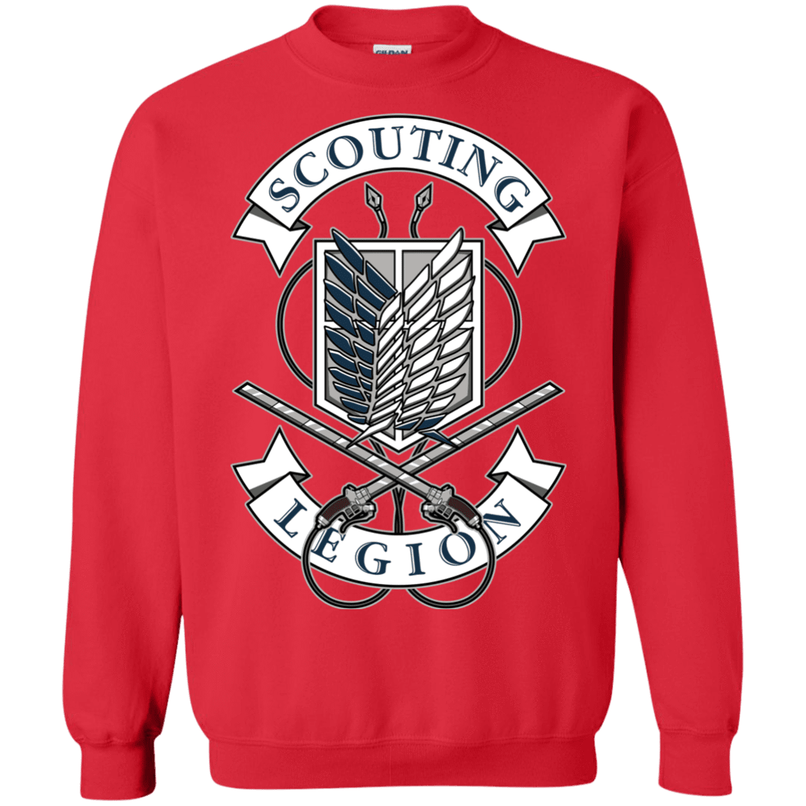 Sweatshirts Red / S AoT Scouting Legion Crewneck Sweatshirt