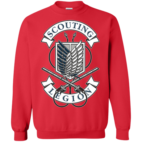 Sweatshirts Red / S AoT Scouting Legion Crewneck Sweatshirt