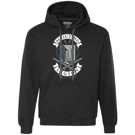 Sweatshirts Black / S AoT Scouting Legion Premium Fleece Hoodie