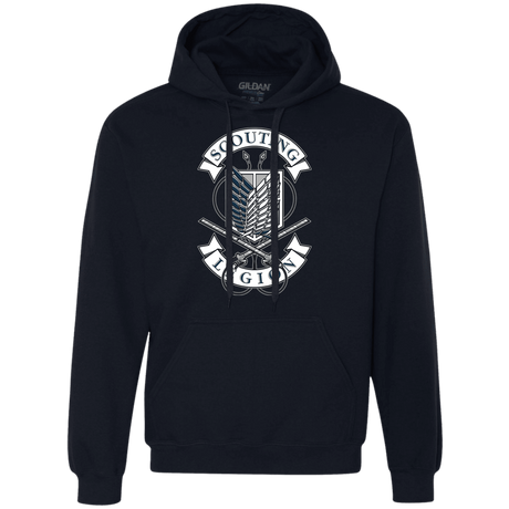 Sweatshirts Navy / S AoT Scouting Legion Premium Fleece Hoodie