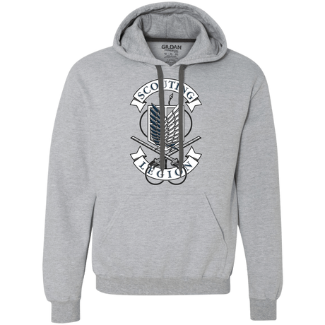 Sweatshirts Sport Grey / S AoT Scouting Legion Premium Fleece Hoodie