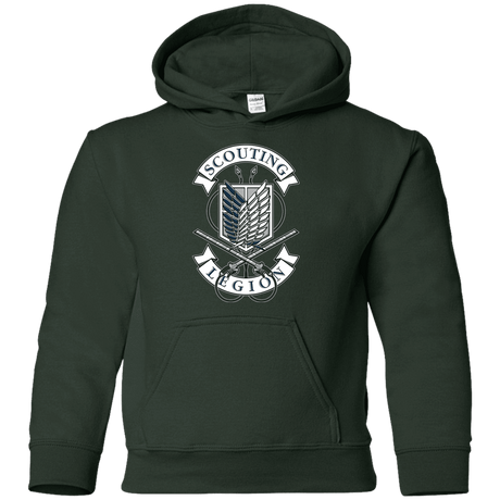 Sweatshirts Forest Green / YS AoT Scouting Legion Youth Hoodie