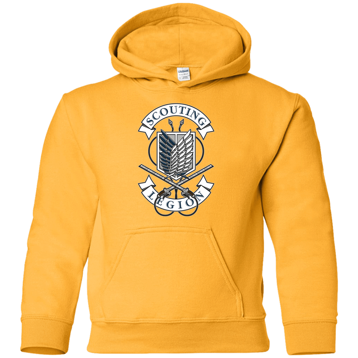 Sweatshirts Gold / YS AoT Scouting Legion Youth Hoodie