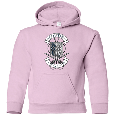 Sweatshirts Light Pink / YS AoT Scouting Legion Youth Hoodie