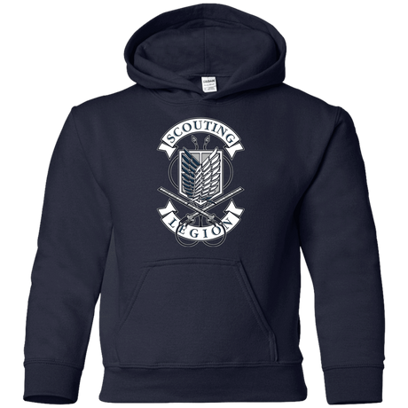 Sweatshirts Navy / YS AoT Scouting Legion Youth Hoodie
