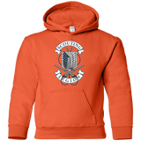 Sweatshirts Orange / YS AoT Scouting Legion Youth Hoodie