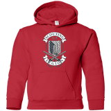 Sweatshirts Red / YS AoT Scouting Legion Youth Hoodie