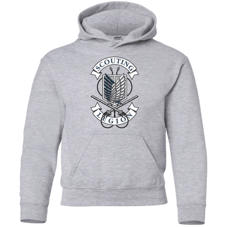 Sweatshirts Sport Grey / YS AoT Scouting Legion Youth Hoodie