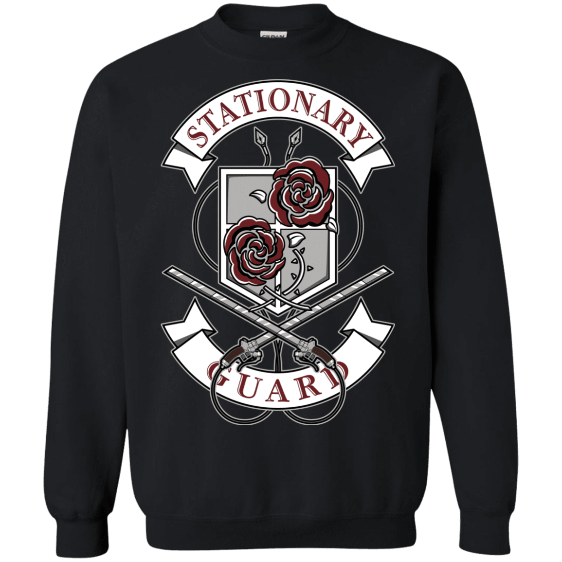 Sweatshirts Black / S AoT Stationary Guard Crewneck Sweatshirt