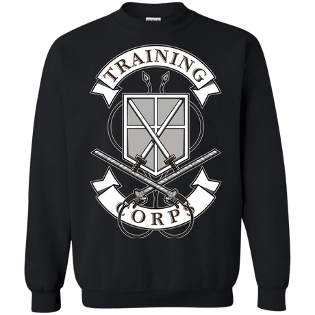Sweatshirts Black / S AoT Training Corps Crewneck Sweatshirt