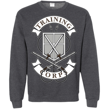 Sweatshirts Dark Heather / S AoT Training Corps Crewneck Sweatshirt