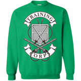 Sweatshirts Irish Green / S AoT Training Corps Crewneck Sweatshirt