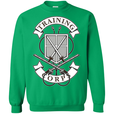 Sweatshirts Irish Green / S AoT Training Corps Crewneck Sweatshirt