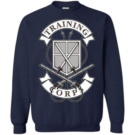 Sweatshirts Navy / S AoT Training Corps Crewneck Sweatshirt