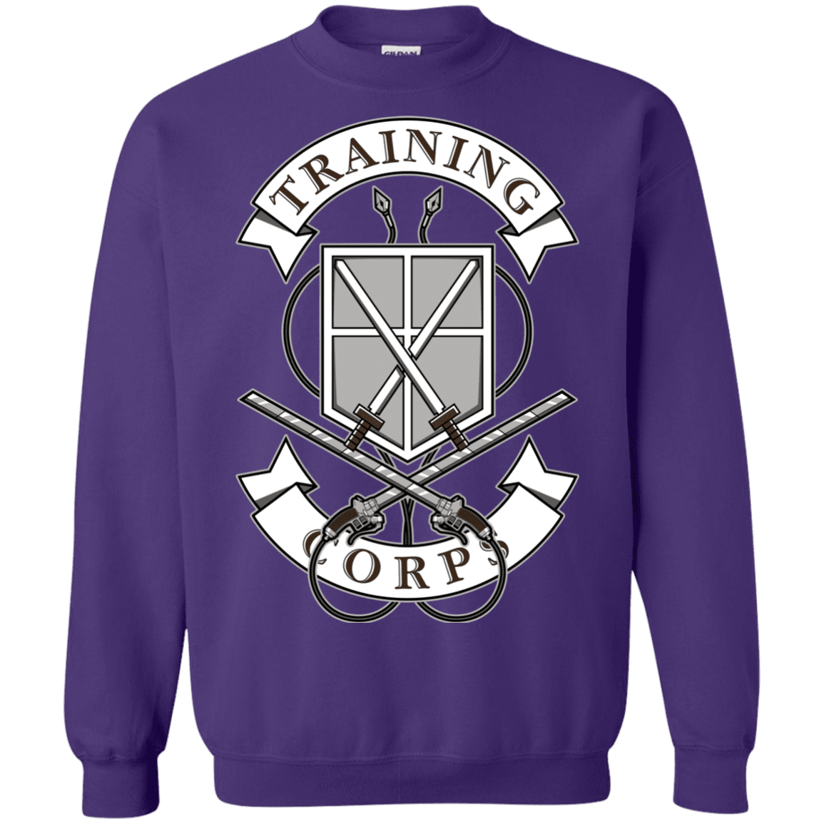 Sweatshirts Purple / S AoT Training Corps Crewneck Sweatshirt