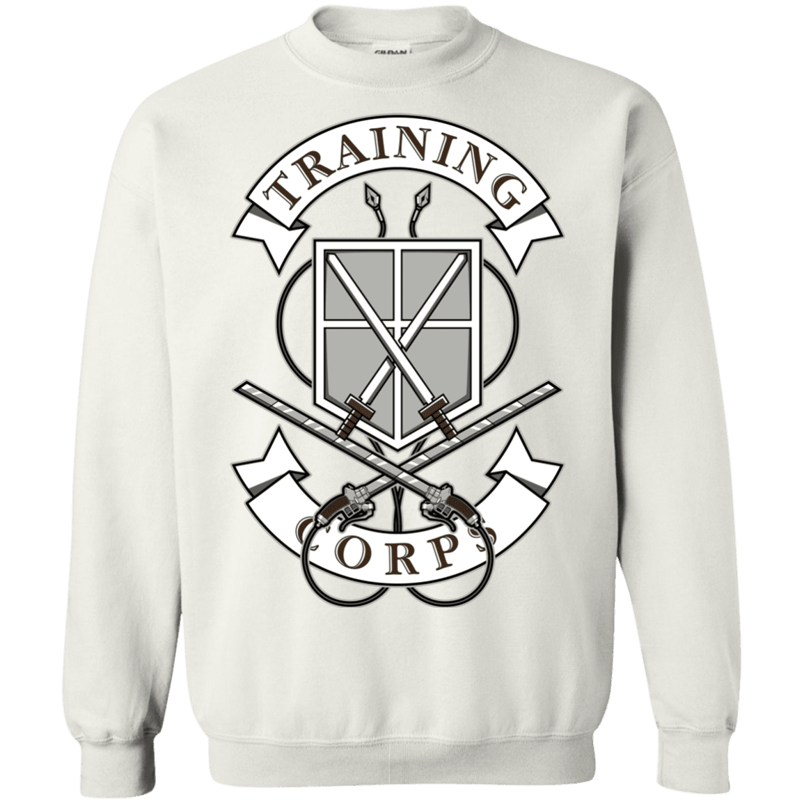 Sweatshirts White / S AoT Training Corps Crewneck Sweatshirt