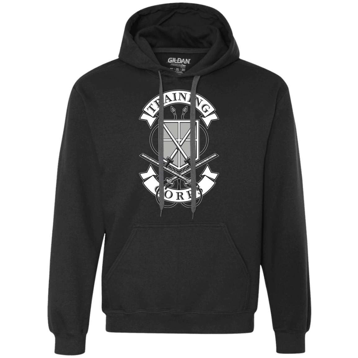 Sweatshirts Black / S AoT Training Corps Premium Fleece Hoodie