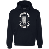 Sweatshirts Navy / S AoT Training Corps Premium Fleece Hoodie