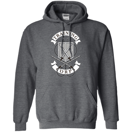 Sweatshirts Dark Heather / S AoT Training Corps Pullover Hoodie