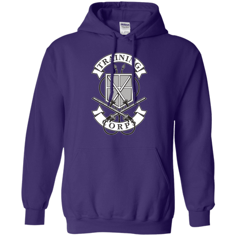 Sweatshirts Purple / S AoT Training Corps Pullover Hoodie