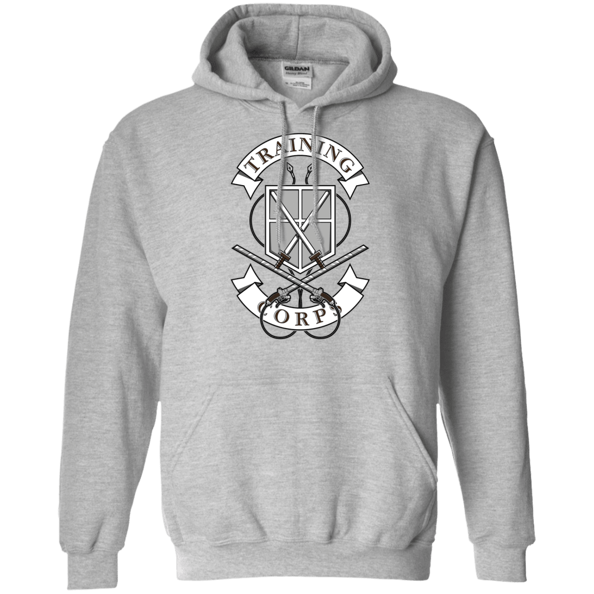 Sweatshirts Sport Grey / S AoT Training Corps Pullover Hoodie